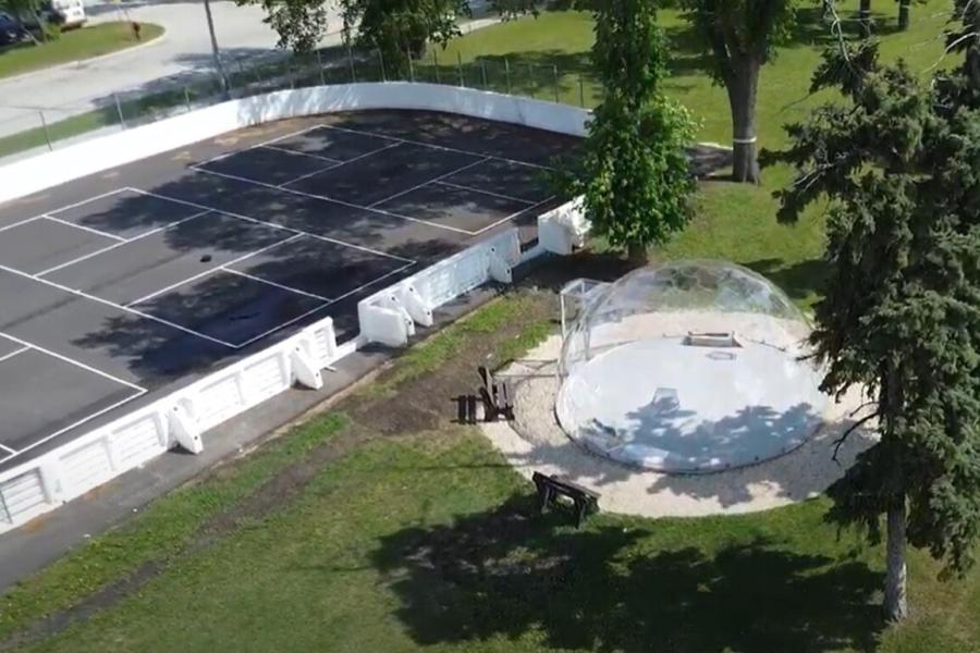 pickleball court