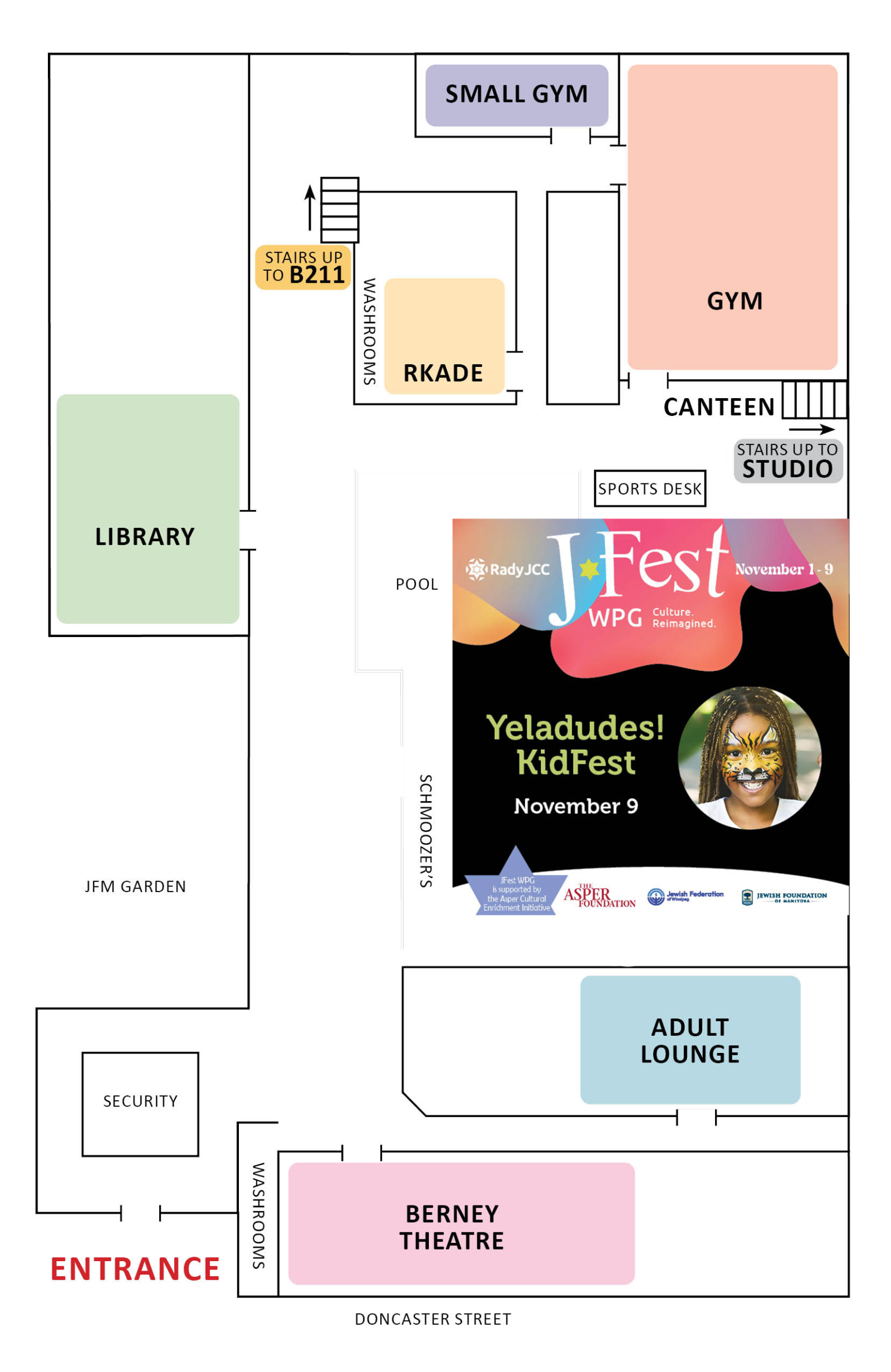 Yeledudes! Floor Plan