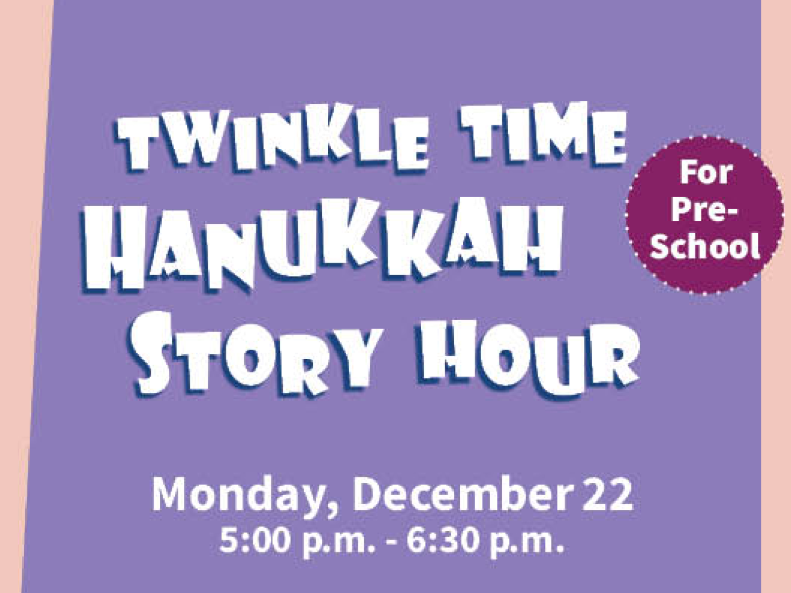 Hanukkah Storytime