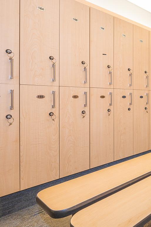 locker room
