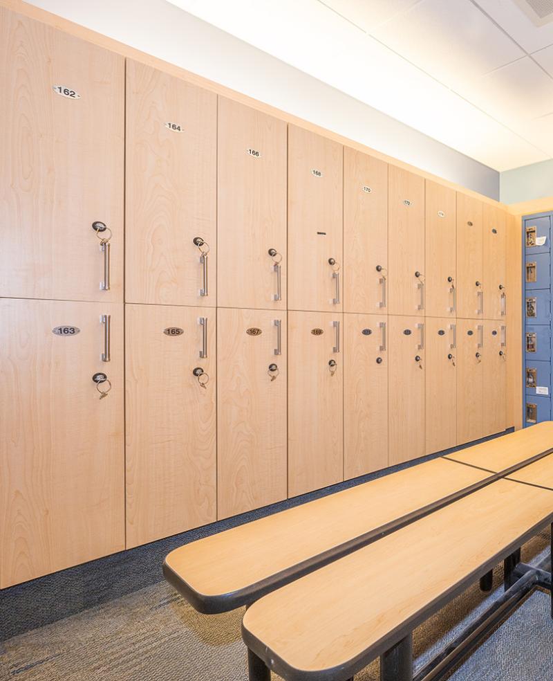 locker room