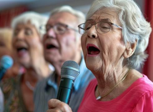 singing